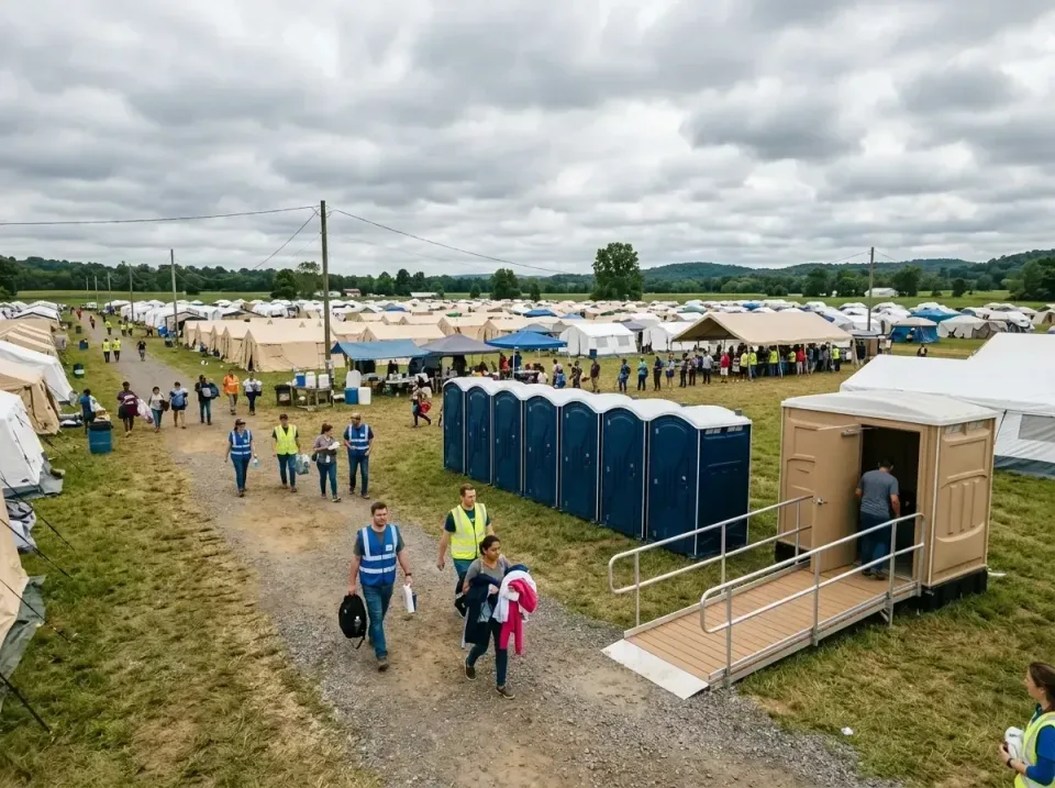 disaster-relief-camp-restrooms-010 — frequently asked questions, Dumpster & Portable Bathrooms Rental in Bryant, AR